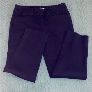 LOFT Women’s Dark Blue Chinos Marisa Riviera Pants 00p